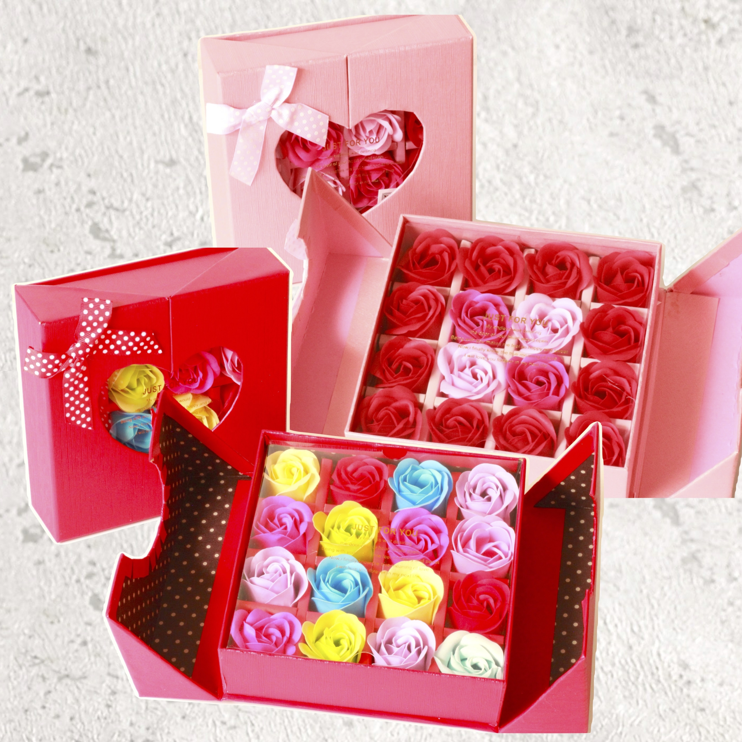 ハートの窓付きギフト